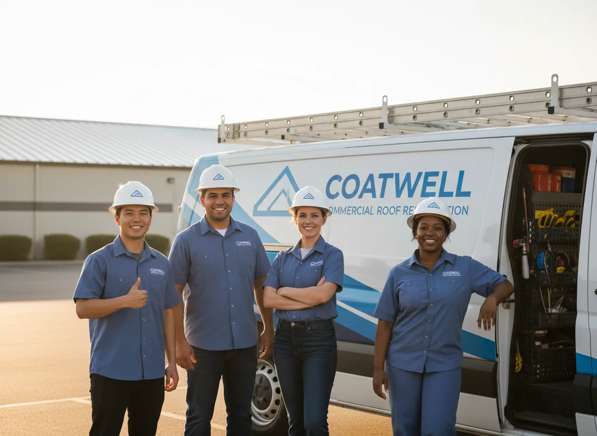 Commercial roof coating company in Rubicon, WI